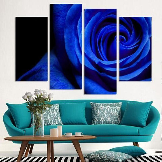 Wall Art Paper Flowers Canvases