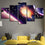 Wall Art Planets Living Room
