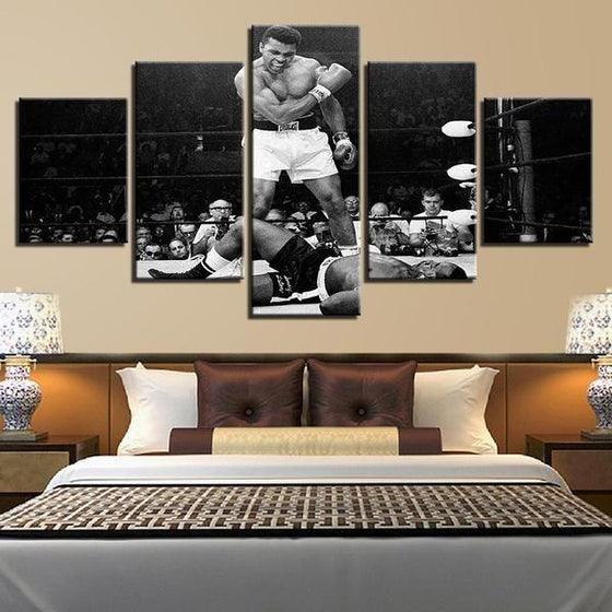 Boxing People Viewing Canvas Wall Art Bedroom