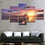 Wall Art Sunset Lavender Canvases