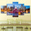 Buckingham Fountain Chicago Canvas Wall Art Dining Room