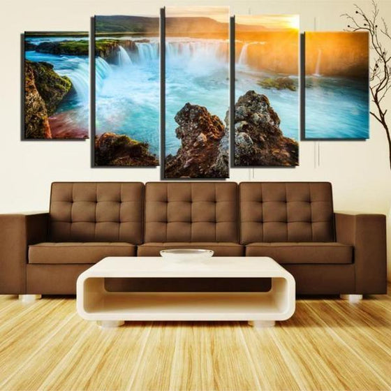 Wall Art Waterfall Canvases