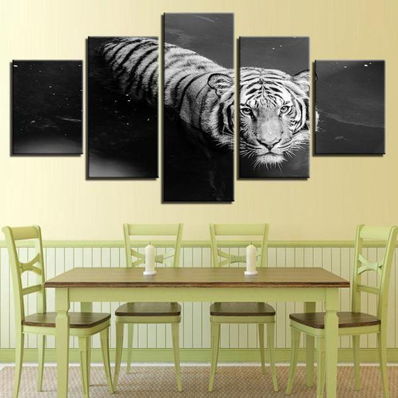 Wall Art White Tiger Decor