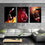 Glass Of Red Wine Canvas Wall Art Living room