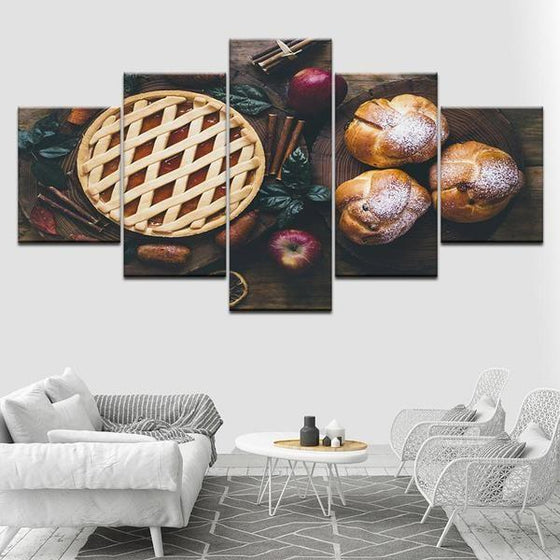 Freshly Baked Apple Pie Canvas Wall Art Decor