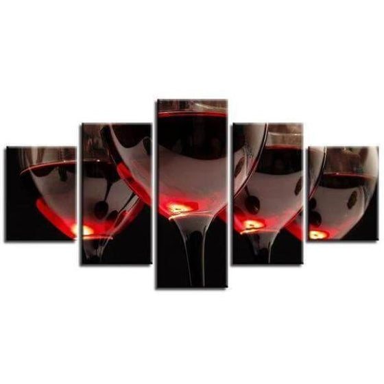 A Glass Of Red Wine Canvas Wall Art Prints