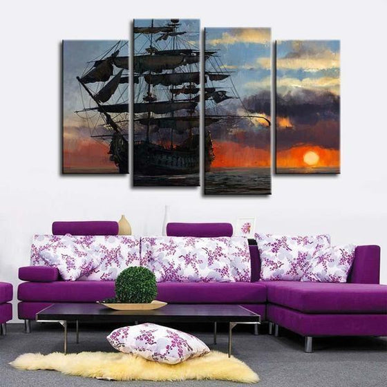 Wall Print Sunset Canvases