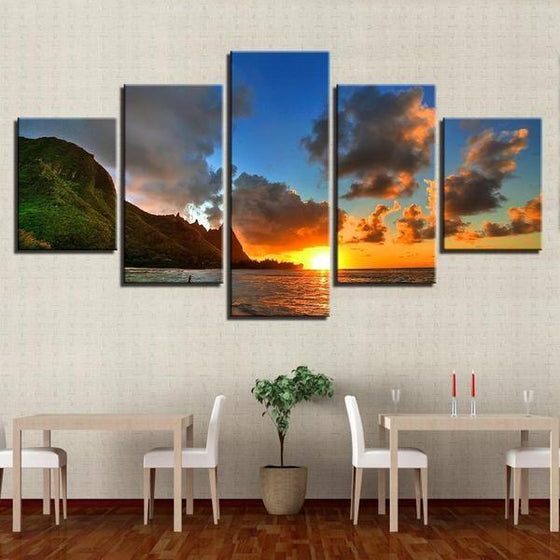 Wall Prints Sunset Canvas