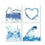 Water Shapes Wall Art Canvas