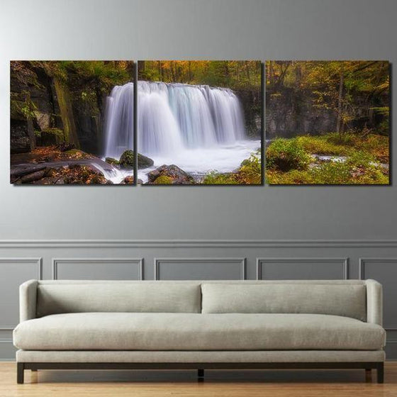 Waterfall Wall Art With Sound Canvases