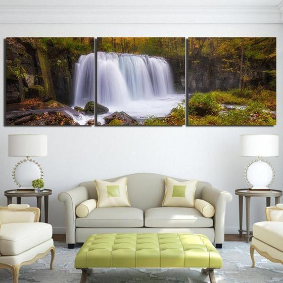 Waterfall Wall Art With Sound Decor