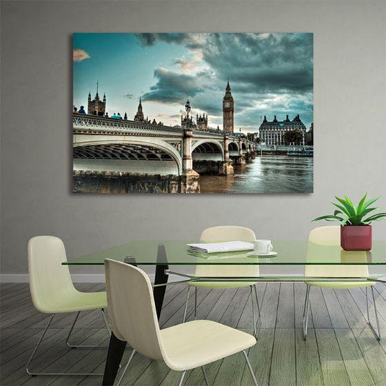 Westminster Bridge Canvas Wall Art Office