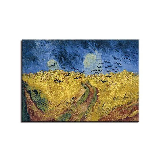 Wheatfield Van Gogh Wall Art Canvas