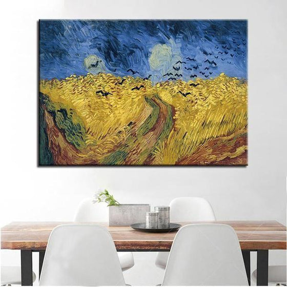 Wheatfield Van Gogh Wall Art Dining Room