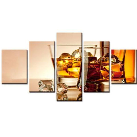 Whiskey On The Rocks Wall Art