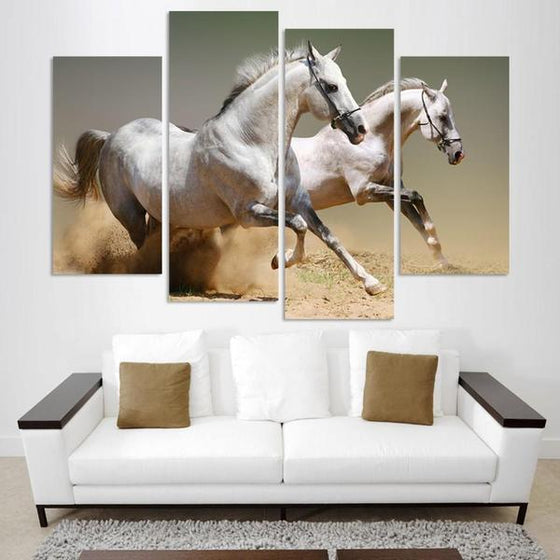White Horse Wall Art
