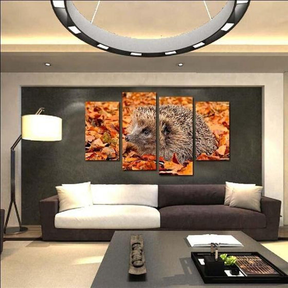 Wild Hedgehog Wall Art Print