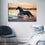 Wild Horse At The Beach Canvas Wall Art Bedroom