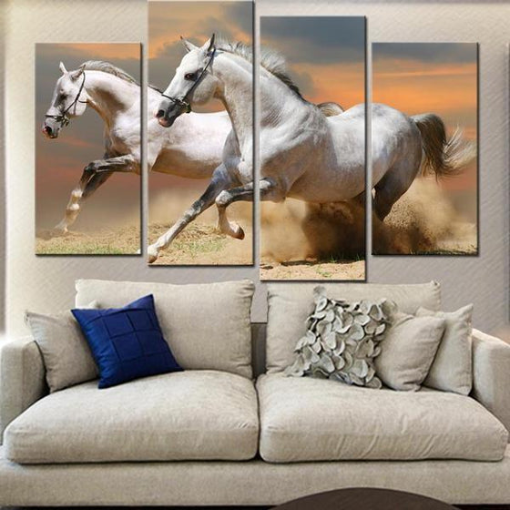 Wild Horses Wall Art Canvas