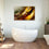 Wild Sea Wave Abstract Canvas Wall Art Bathroom