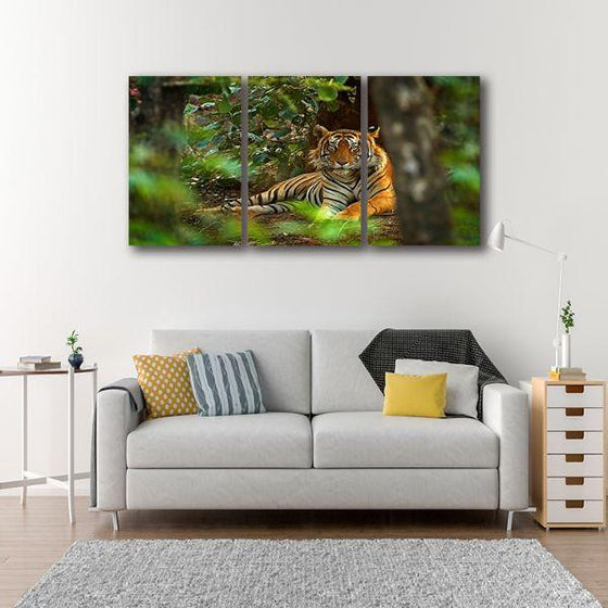 Wild Siberian Tiger Canvas Wall Art Living Room