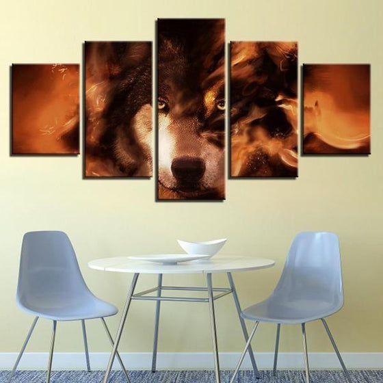 Wolf Canvas Wall Art Canvas