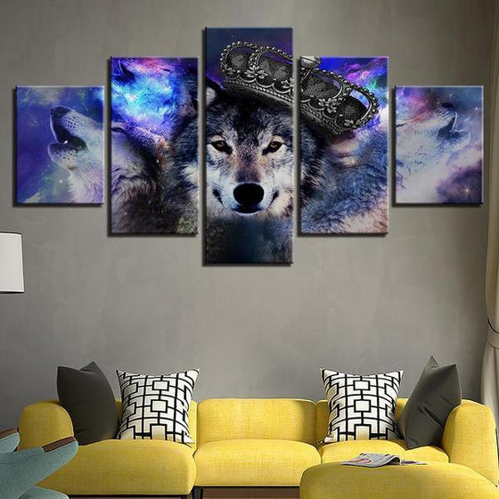 Wolf Head Wall Art Canvas