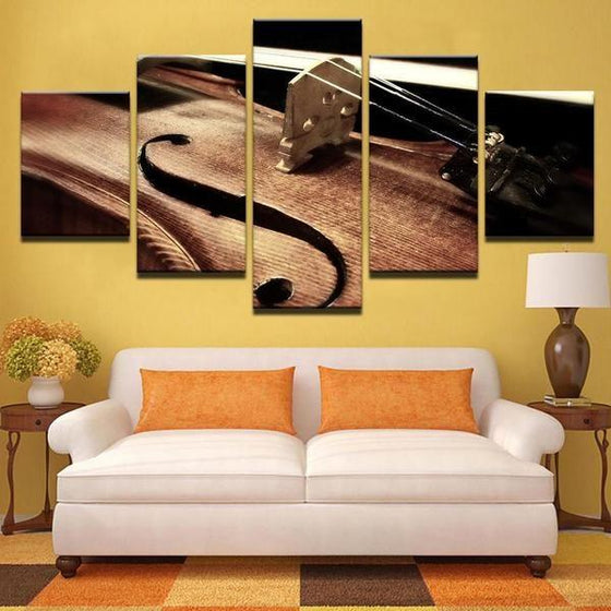Wooden Music Wall Art Canvases