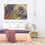 Wooden Texture Abstract Canvas Wall Art Bedroom