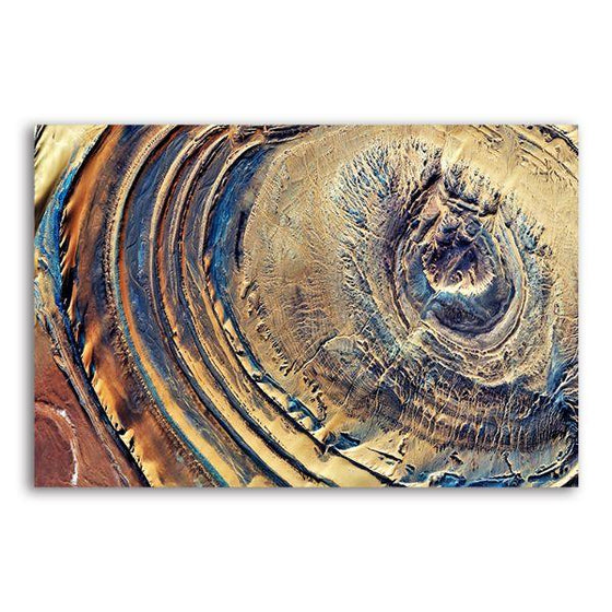 Wooden Texture Abstract Canvas Wall Art