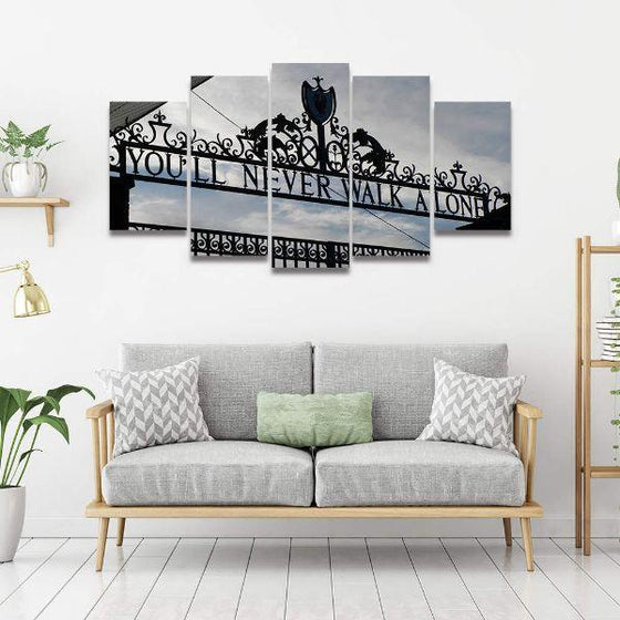 You'll Never Walk Alone Quote Canvas Art