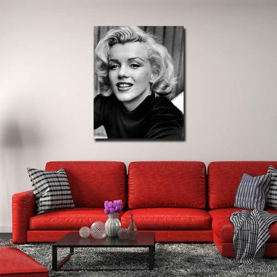 Young Marilyn Monroe Wall Art Living Room
